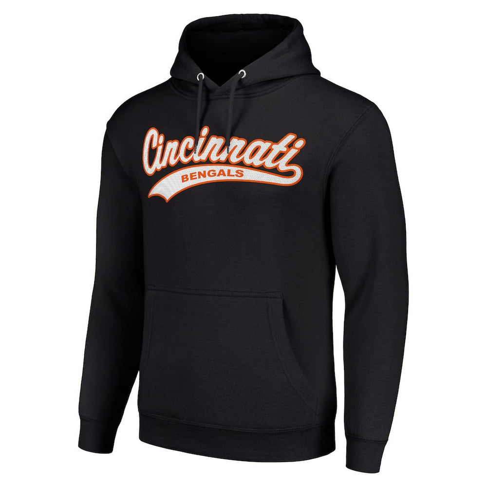 Cincinnati Bengals Starter Unisex Tailsweep Pullover Hoodie Black | NFL