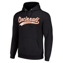 Cincinnati Bengals Starter Unisex Tailsweep Pullover Hoodie Black | NFL