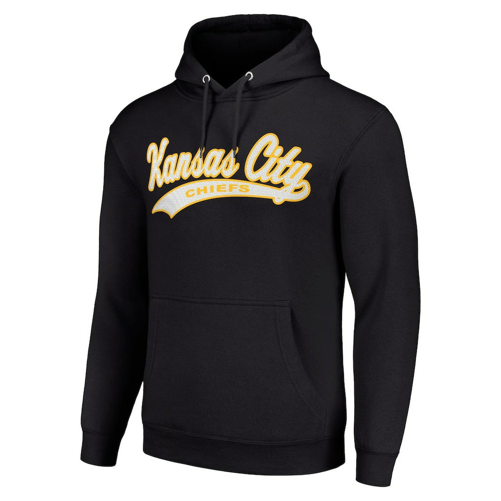 Kansas City Chiefs Starter Unisex Tailsweep Pullover Hoodie Black | NFL
