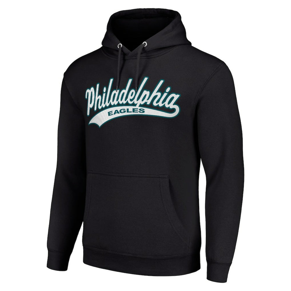 Philadelphia Eagles Starter Unisex Tailsweep Pullover Hoodie Black | NFL
