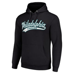 Philadelphia Eagles Starter Unisex Tailsweep Pullover Hoodie Black | NFL