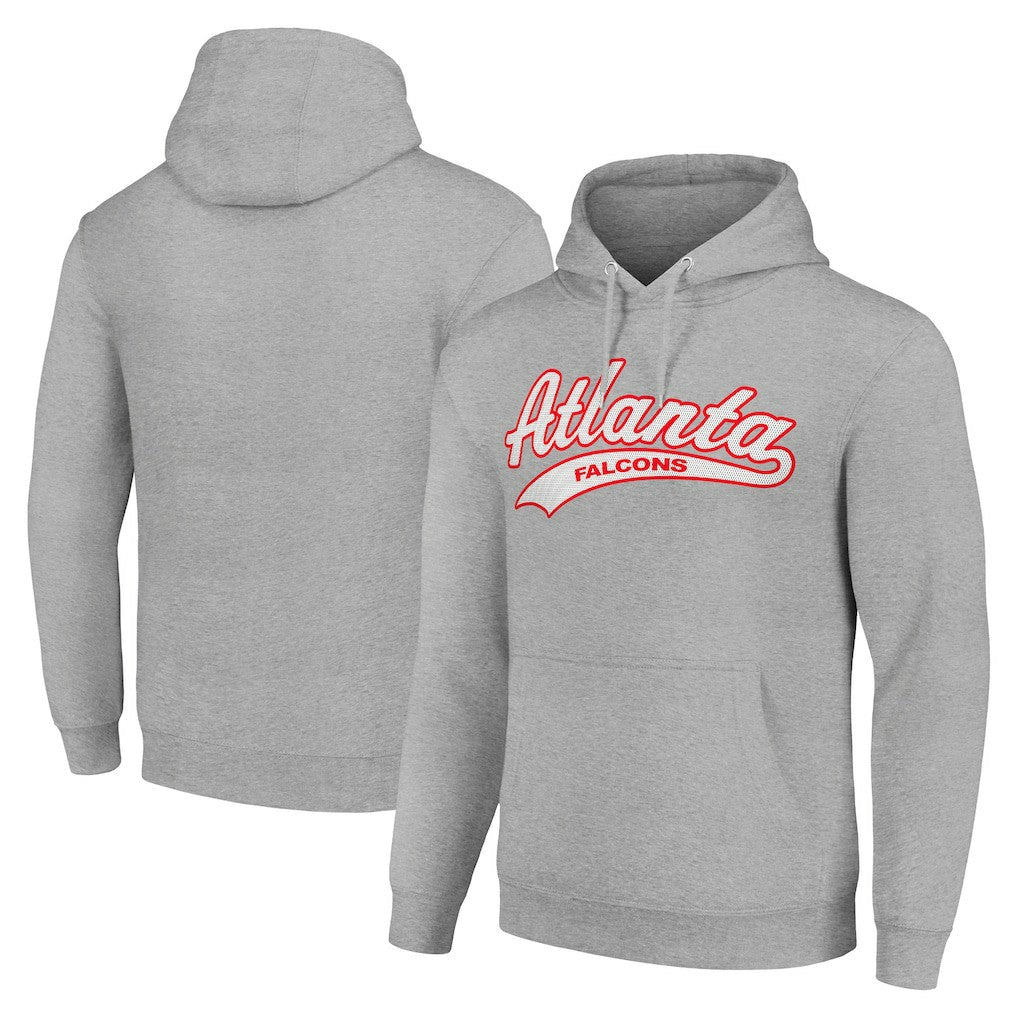 Atlanta Falcons Starter Unisex Tailsweep Pullover Hoodie Heather Gray | NFL