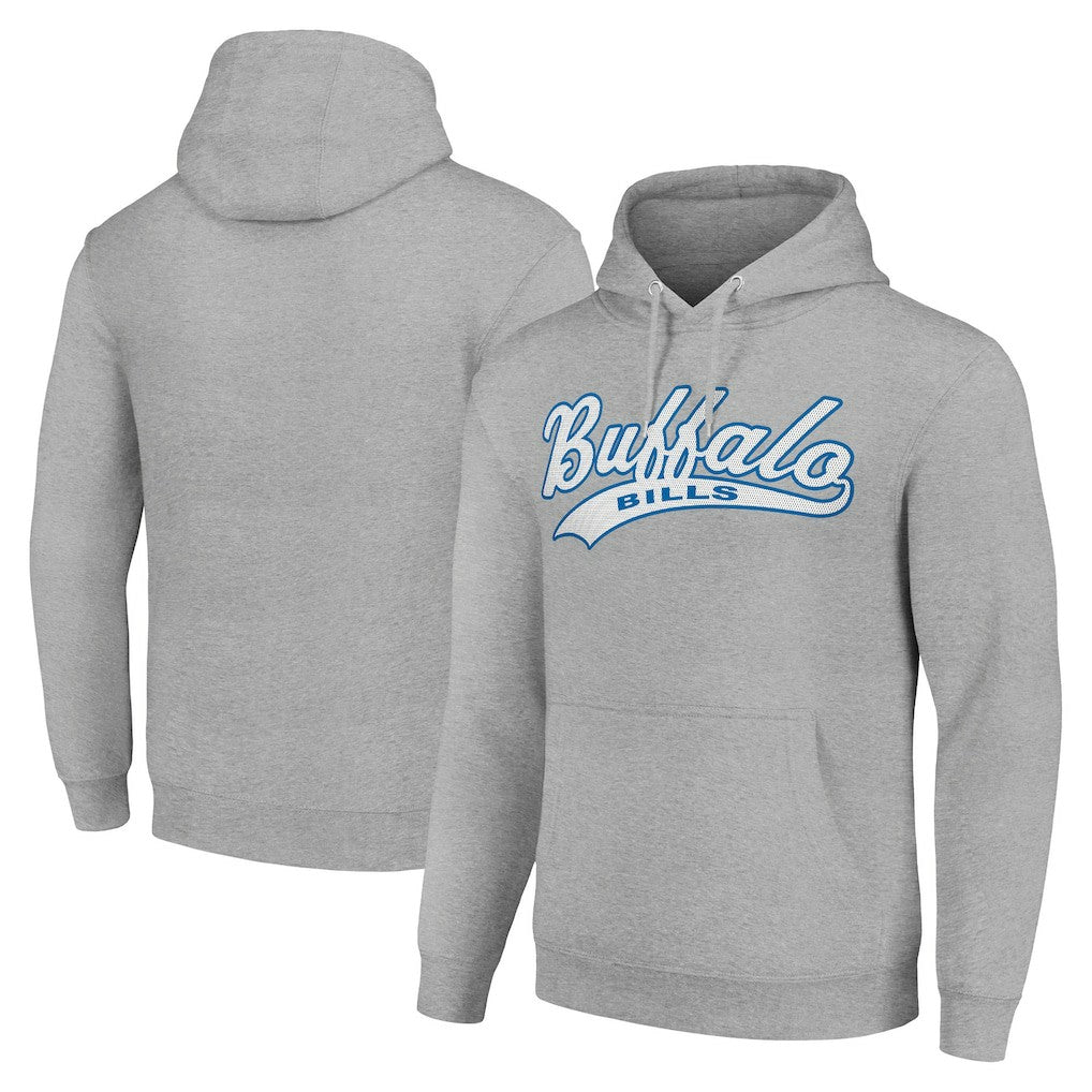 Buffalo Bills Starter Unisex Tailsweep Pullover Hoodie Heather Gray | NFL