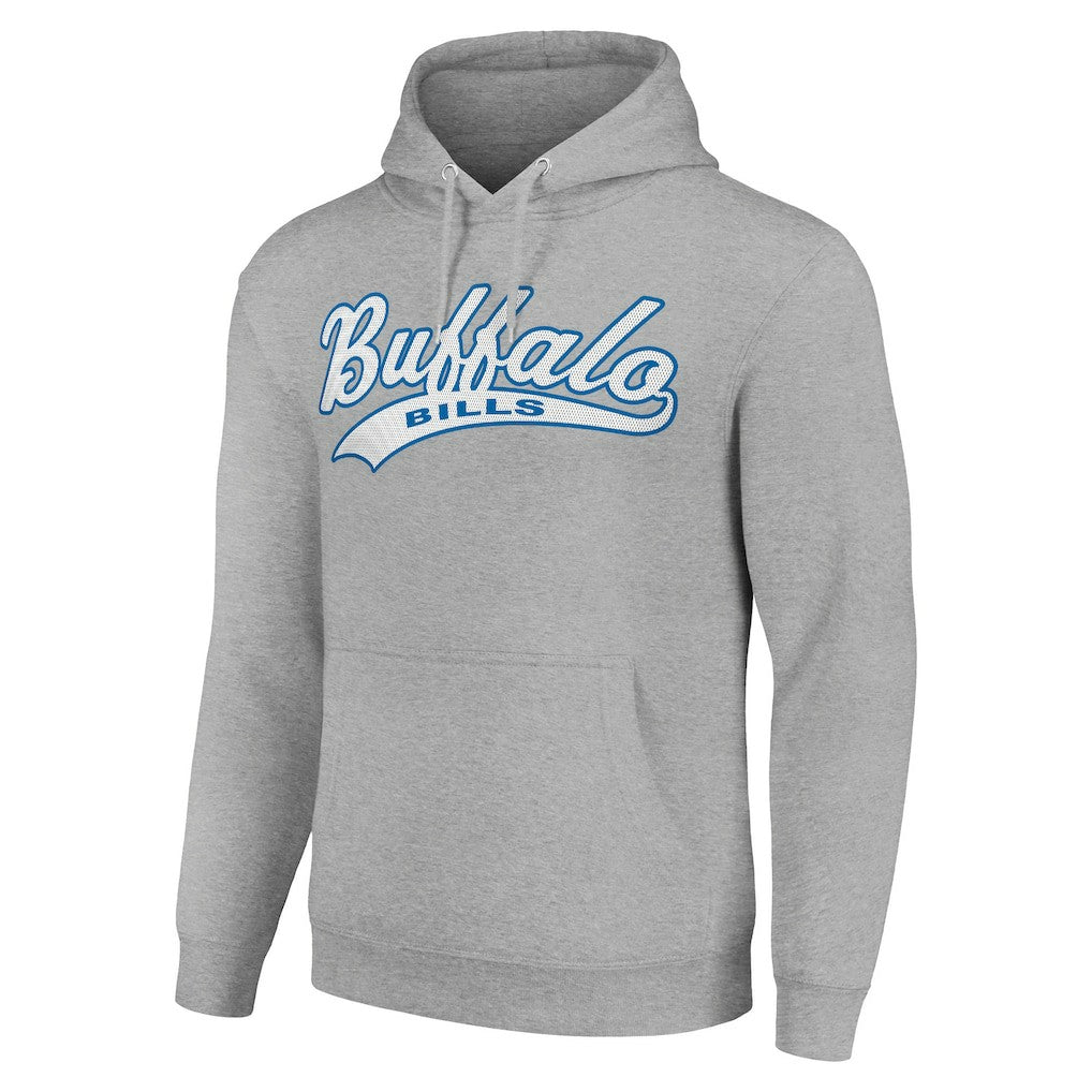 Buffalo Bills Starter Unisex Tailsweep Pullover Hoodie Heather Gray | NFL