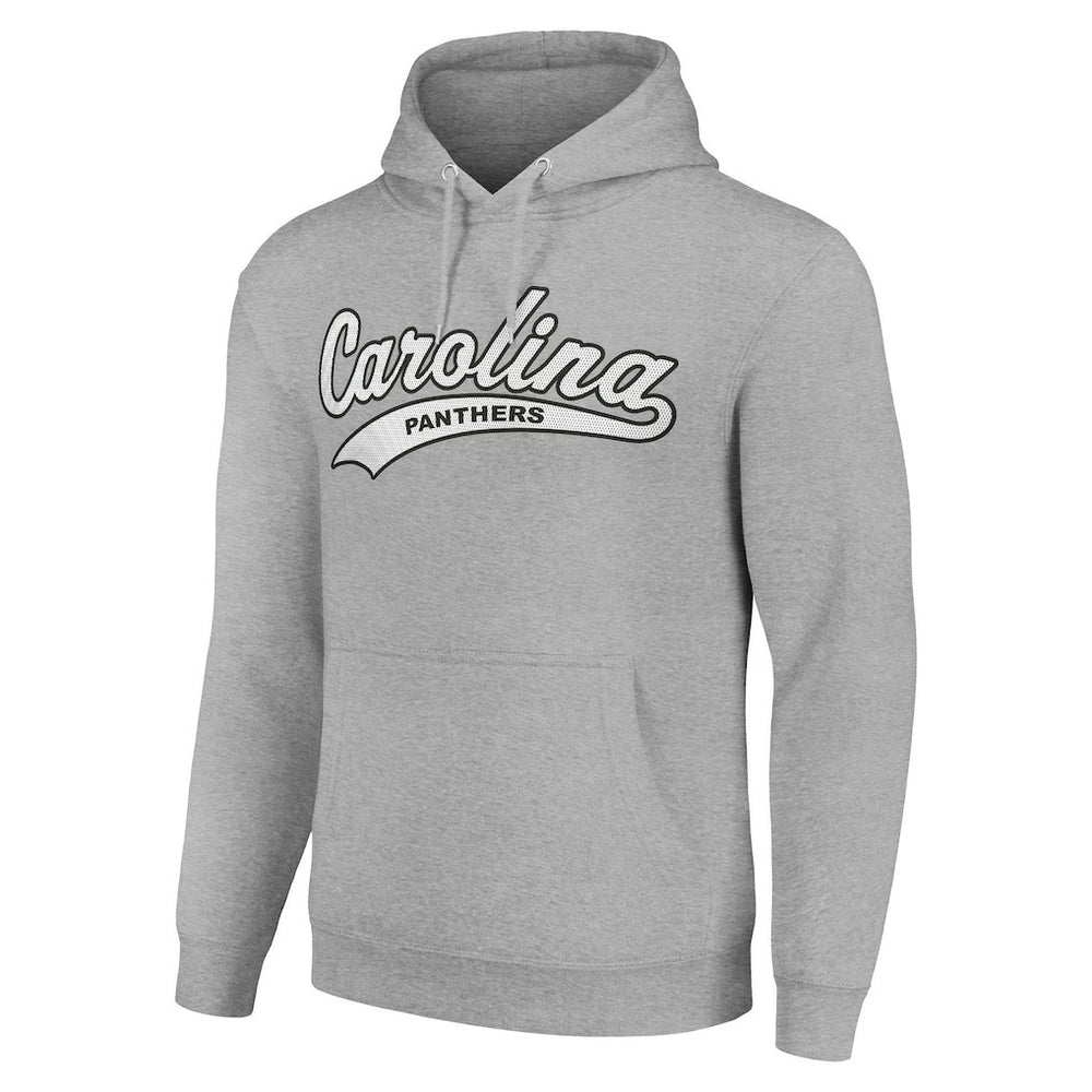 Carolina Panthers Starter Unisex Tailsweep Pullover Hoodie Heather Gray | NFL