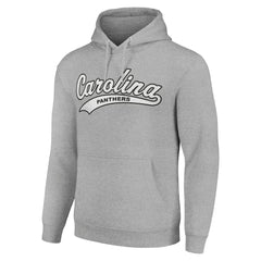 Carolina Panthers Starter Unisex Tailsweep Pullover Hoodie Heather Gray | NFL