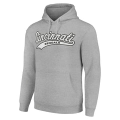 Cincinnati Bengals Starter Unisex Tailsweep Pullover Hoodie Heather Gray | NFL