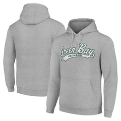 Green Bay Packers Starter Unisex Tailsweep Pullover Hoodie Heather Gray | NFL