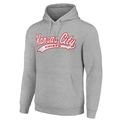 Kansas City Chiefs Starter Unisex Tailsweep Pullover Hoodie Heather Gray | NFL