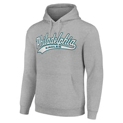 Philadelphia Eagles Starter Unisex Tailsweep Pullover Hoodie Heather Gray | NFL
