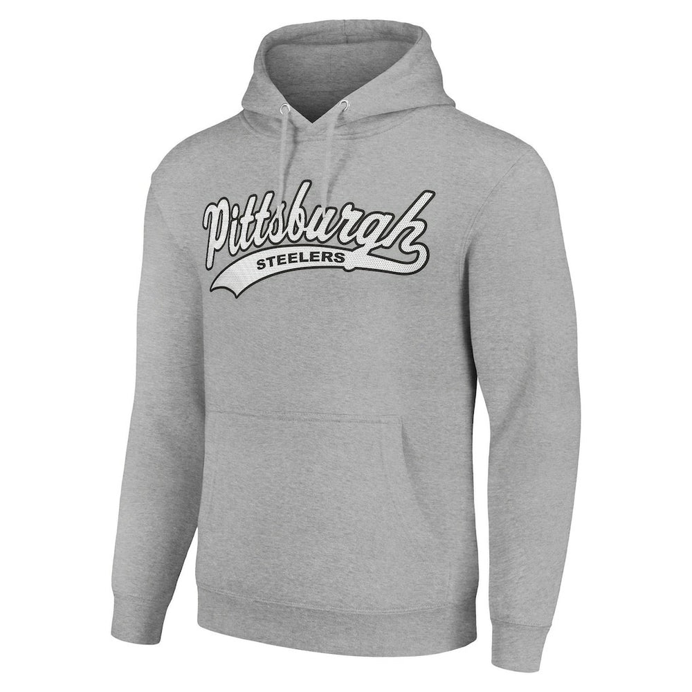 Pittsburgh Steelers Starter Unisex Tailsweep Pullover Hoodie Heather Gray | NFL