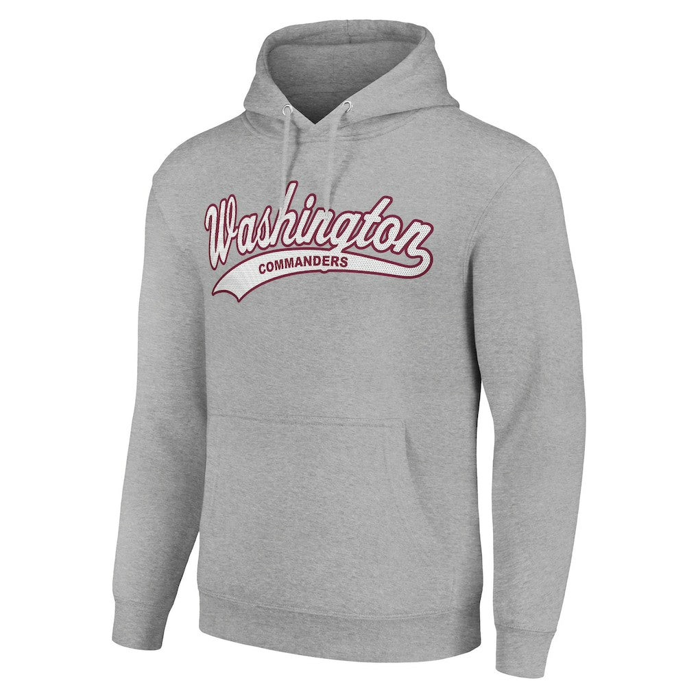 Washington Commanders Starter Unisex Tailsweep Pullover Hoodie Heather Gray | NFL