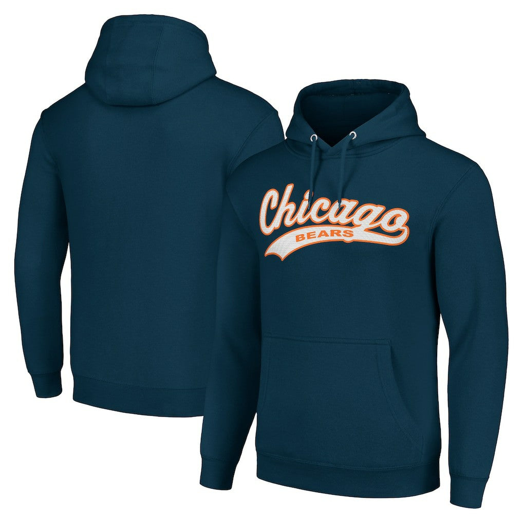 Chicago Bears Starter Unisex Tailsweep Pullover Hoodie Navy | NFL
