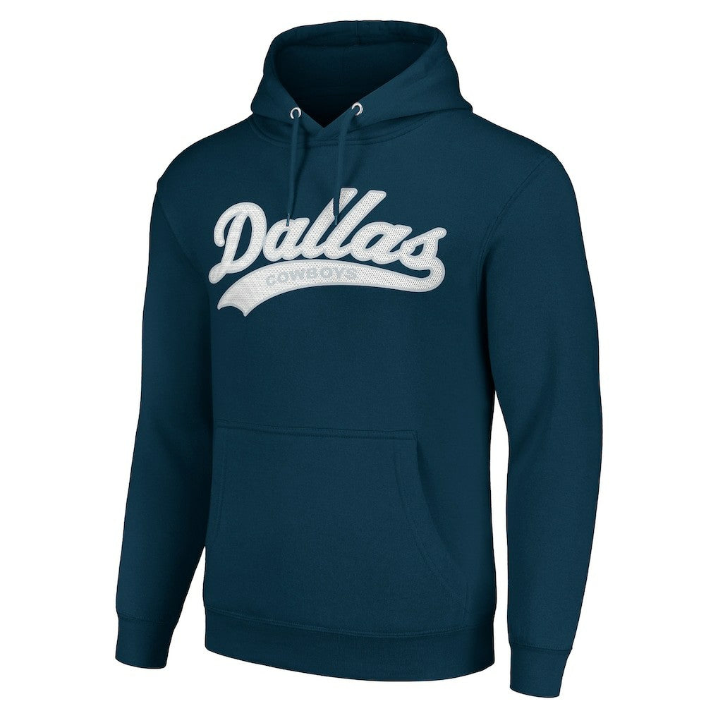 Dallas Cowboys Starter Unisex Tailsweep Pullover Hoodie Navy | NFL