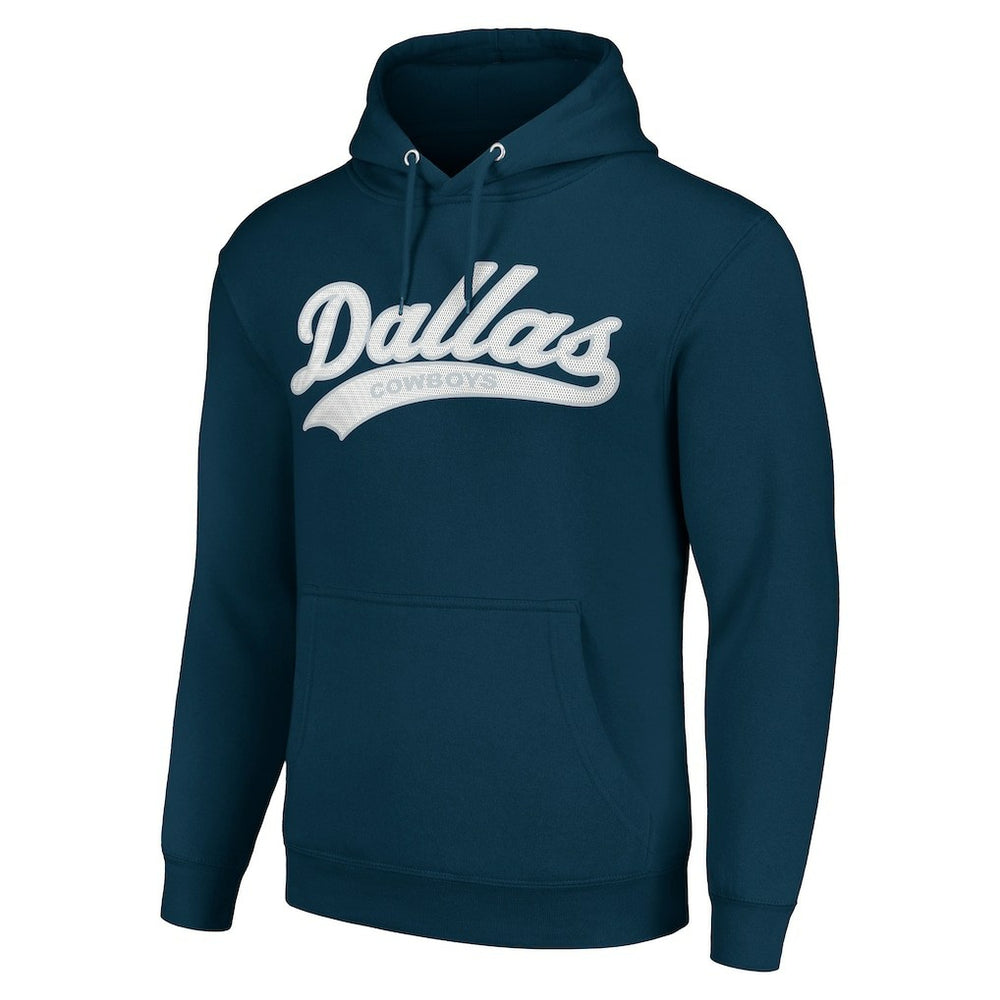 Dallas Cowboys Starter Unisex Tailsweep Pullover Hoodie Navy | NFL
