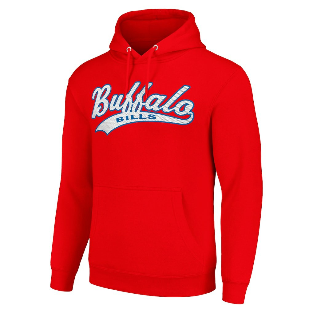 Buffalo Bills Starter Unisex Tailsweep Pullover Hoodie Red | NFL