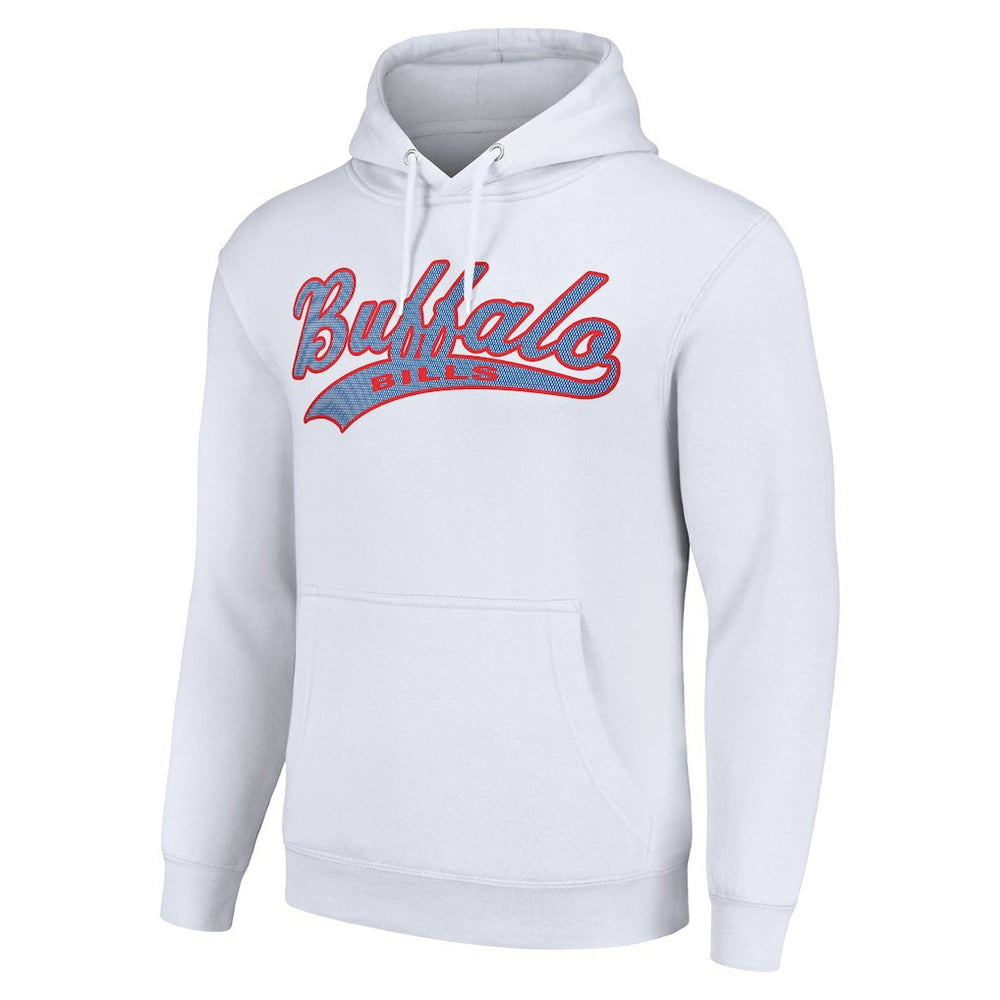 Buffalo Bills Starter Unisex Tailsweep Pullover Hoodie White | NFL