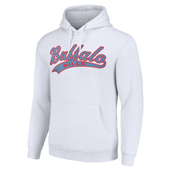 Buffalo Bills Starter Unisex Tailsweep Pullover Hoodie White | NFL