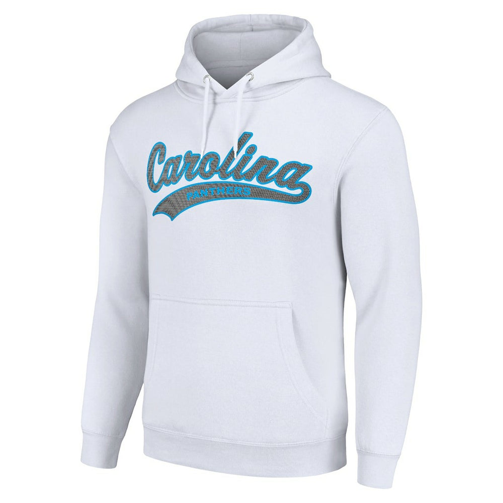 Carolina Panthers Starter Unisex Tailsweep Pullover Hoodie White | NFL