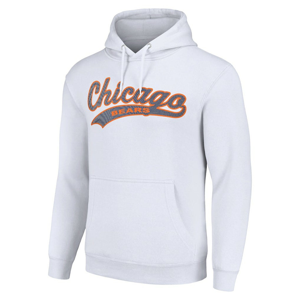 Chicago Bears Starter Unisex Tailsweep Pullover Hoodie White | NFL