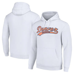 Denver Broncos Starter Unisex Tailsweep Pullover Hoodie White | NFL