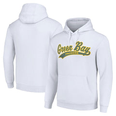 Green Bay Packers Starter Unisex Tailsweep Pullover Hoodie White | NFL