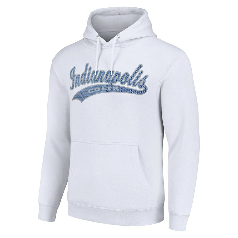 Indianapolis Colts Starter Unisex Tailsweep Pullover Hoodie White | NFL
