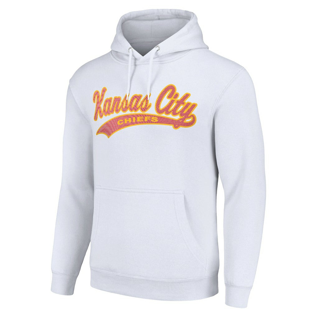 Kansas City Chiefs Starter Unisex Tailsweep Pullover Hoodie White | NFL