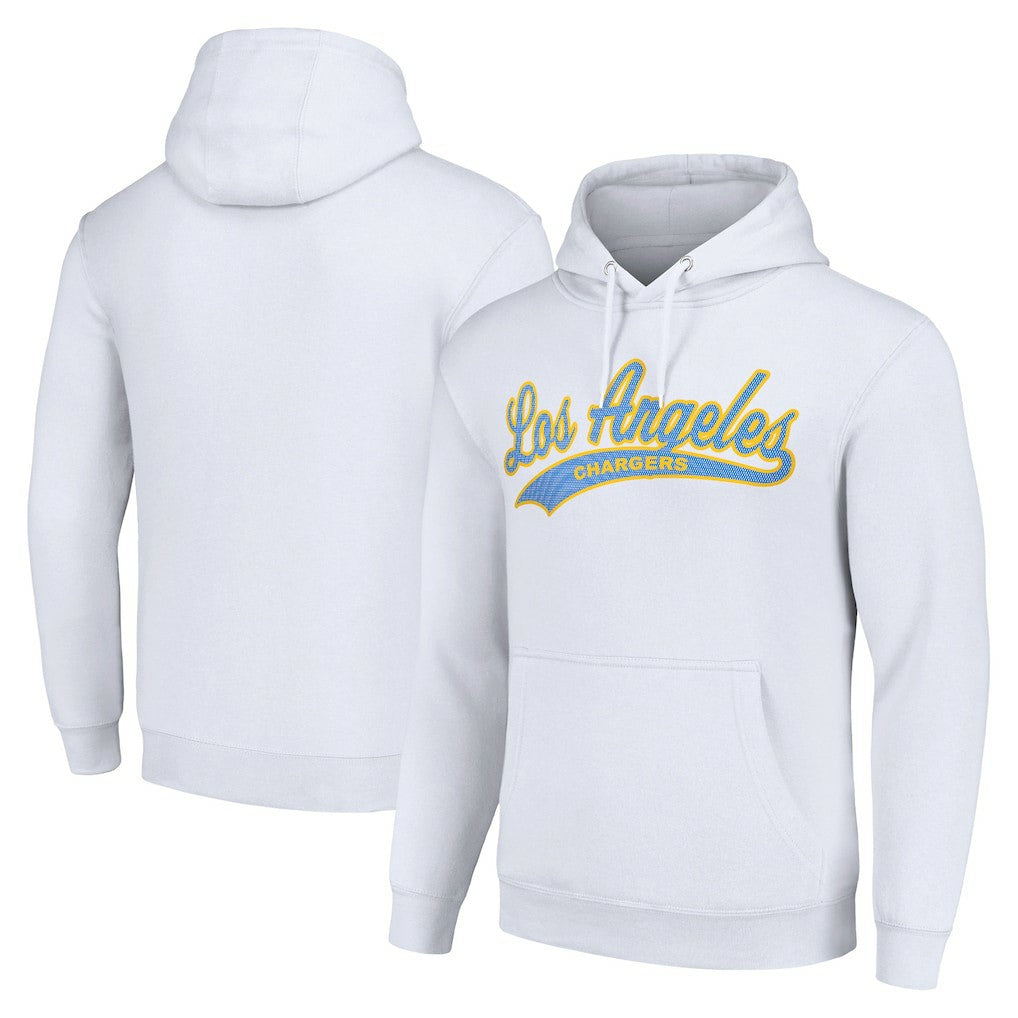 Los Angeles Chargers Starter Unisex Tailsweep Pullover Hoodie White | NFL