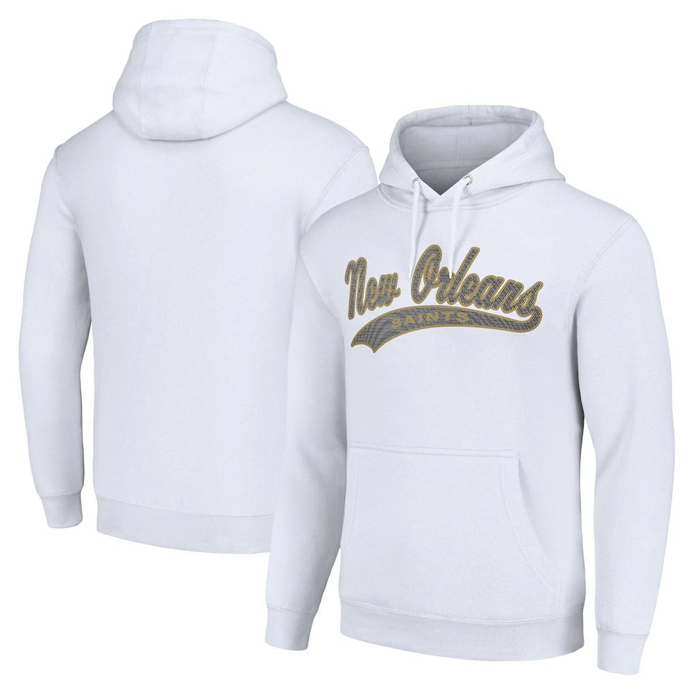 New Orleans Saints Starter Unisex Tailsweep Pullover Hoodie White | NFL