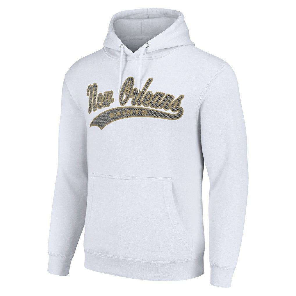 New Orleans Saints Starter Unisex Tailsweep Pullover Hoodie White | NFL