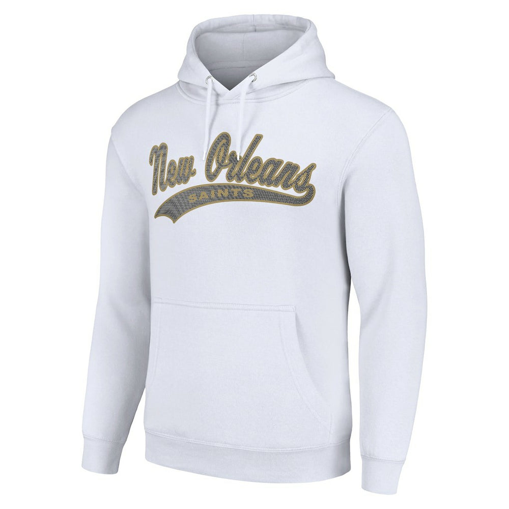 New Orleans Saints Starter Unisex Tailsweep Pullover Hoodie White | NFL