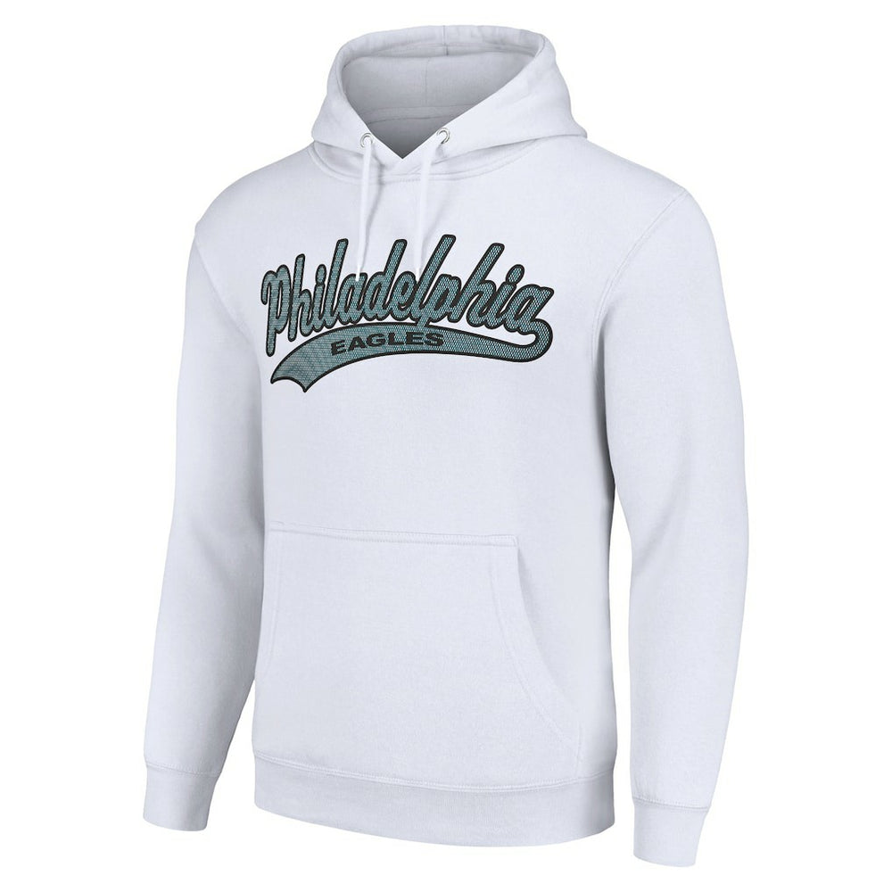 Philadelphia Eagles Starter Unisex Tailsweep Pullover Hoodie White | NFL