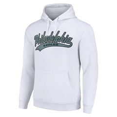 Philadelphia Eagles Starter Unisex Tailsweep Pullover Hoodie White | NFL