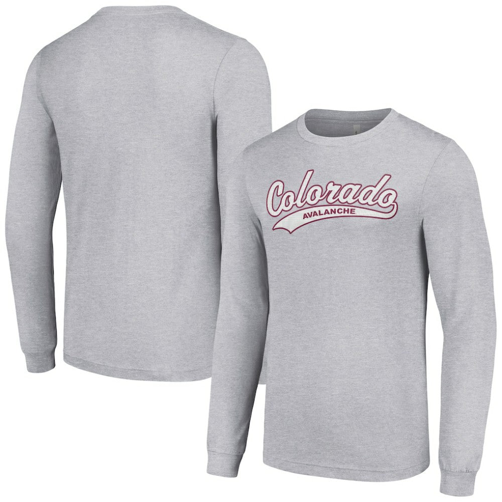 Colorado Avalanche Starter Tailsweep T-Shirt - Heather Gray - NHL