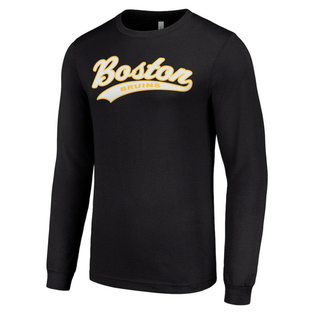 Boston Bruins Starter Tailsweep T-Shirt - Black - NHL