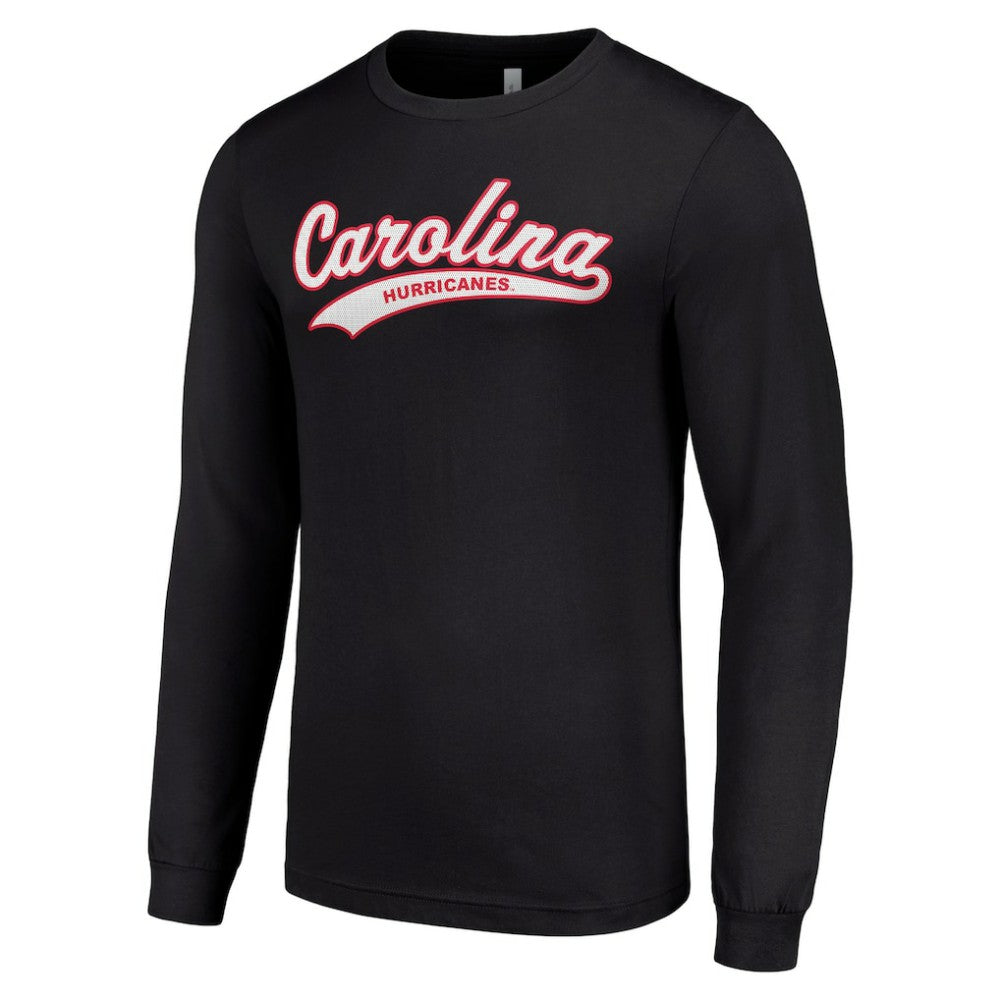 Carolina Hurricanes Starter Tailsweep T-Shirt - Black - NHL