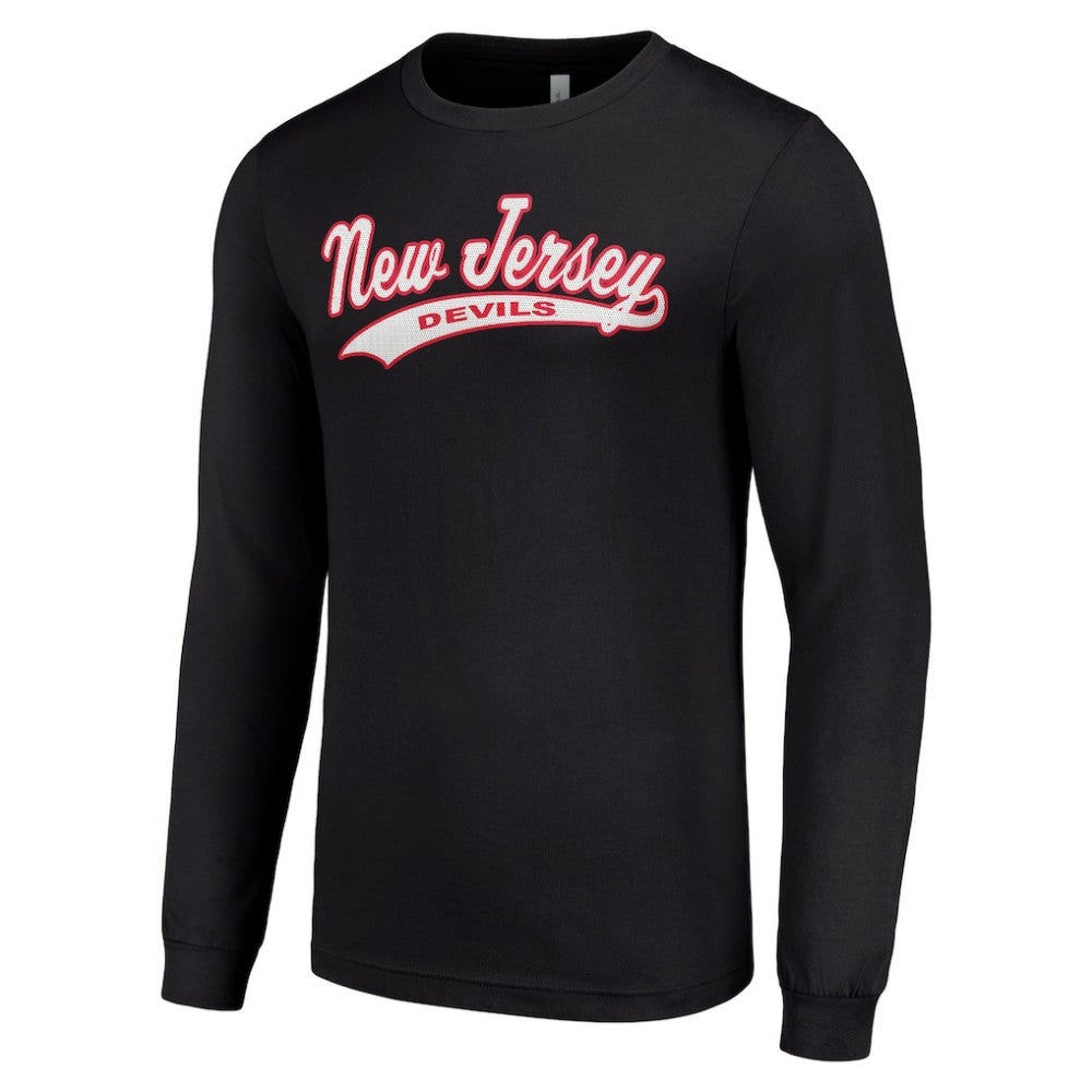 New Jersey Devils Starter Tailsweep T-Shirt - Black - NHL