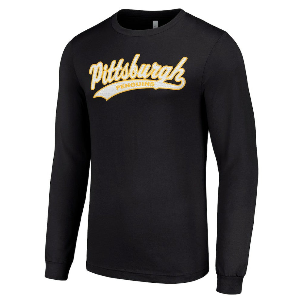 Pittsburgh Penguins Starter Tailsweep T-Shirt - Black - NHL