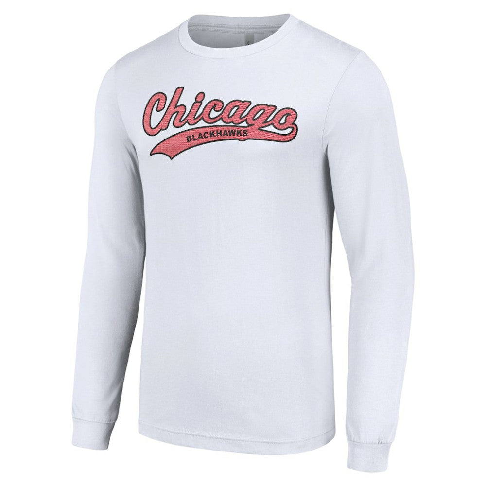 Chicago Blackhawks Starter Tailsweep T-Shirt - White - NHL