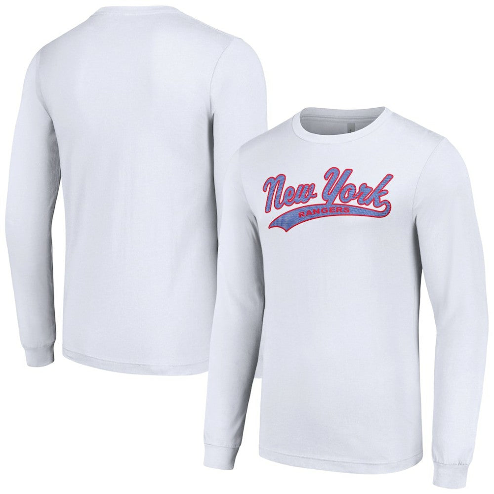 New York Rangers Starter Tailsweep T-Shirt - White - NHL