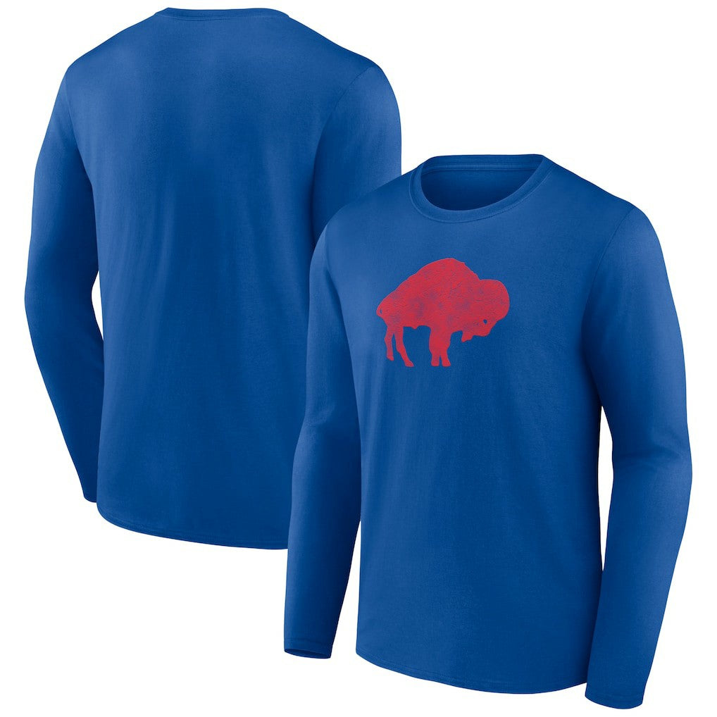 Buffalo Bills Throwback Long Sleeve T-Shirt Royal | NFL
