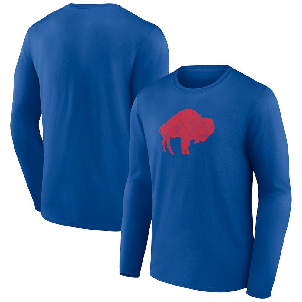 Buffalo Bills Throwback Long Sleeve T-Shirt Royal | NFL