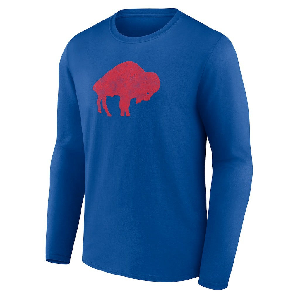 Buffalo Bills Throwback Long Sleeve T-Shirt Royal | NFL