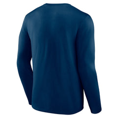 Chicago Bears Throwback Long Sleeve T-Shirt Navy | NFL