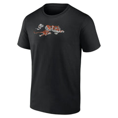 Cincinnati Bengals Throwback T-Shirt Black | NFL