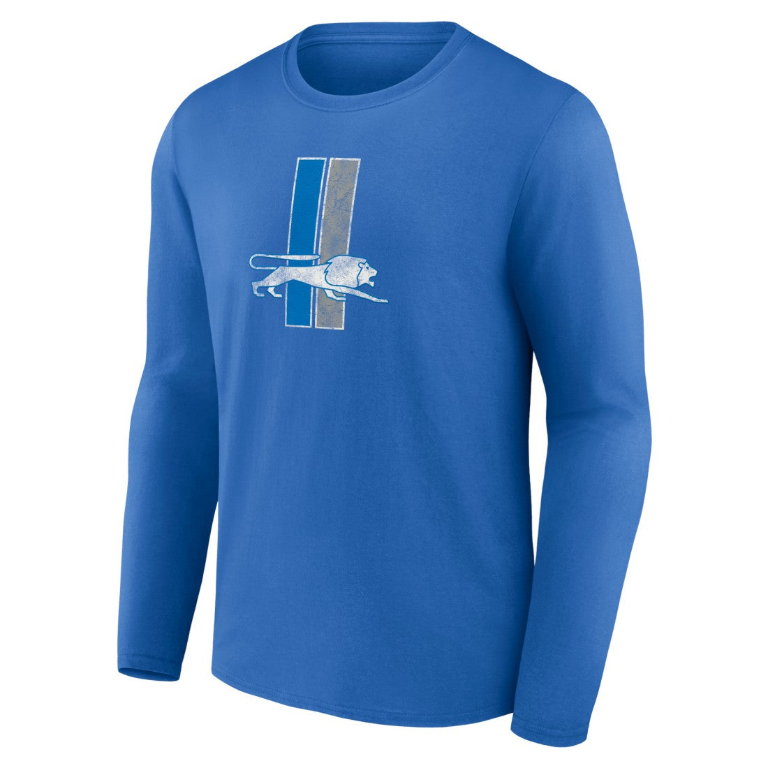 Detroit Lions Throwback Long Sleeve T-Shirt Blue | NFL