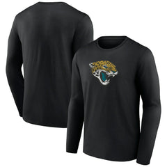 Jacksonville Jaguars Throwback Long Sleeve T-Shirt Black | NFL