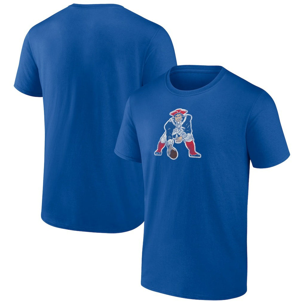 New England Patriots Throwback T-Shirt Royal | NFL