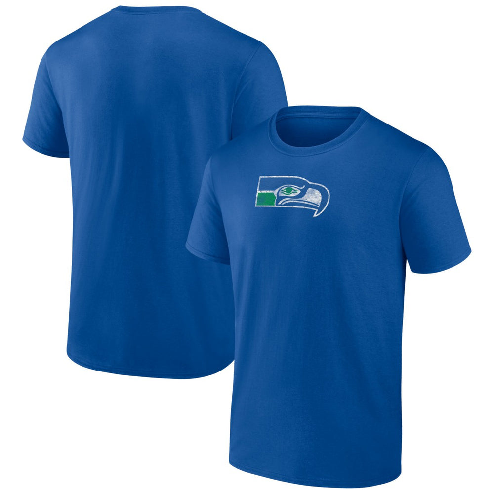 Seattle Seahawks Throwback T-Shirt Royal | NFL